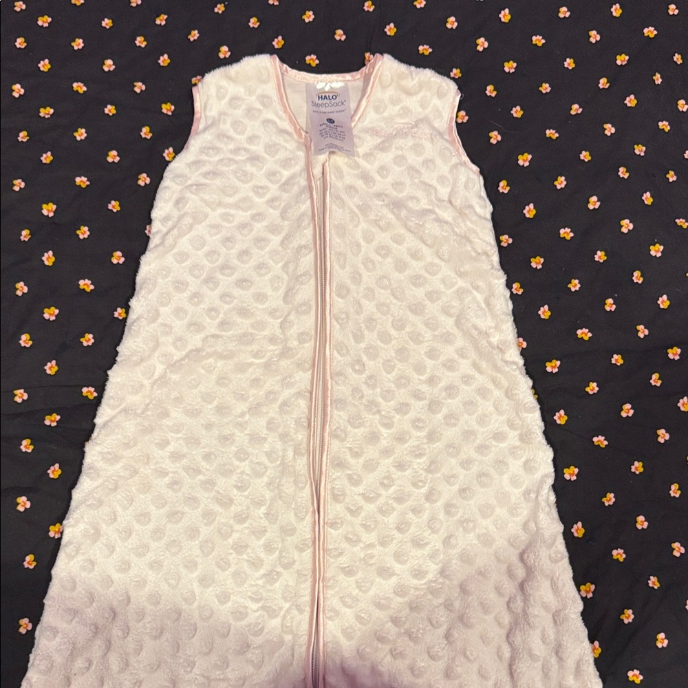 Halo Pink Textured Baby Sleep Sack
